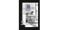 Buffet 1 tiroir et 2 portes, collection KALO, coloris blanc, idéal dans votre salon