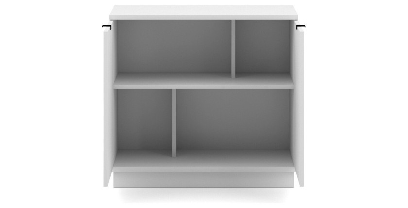 Commode design SOB, 80cm, 2 porte, coloris blanc