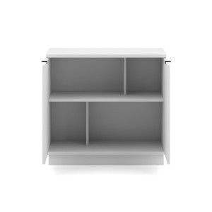 Commode design SOB, 80cm, 2 porte, coloris blanc