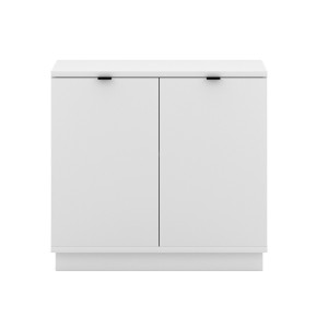 Commode design SOB, 80cm, 2 porte, coloris blanc