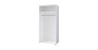 Armoire 100cm deux portes avec miroirs intégrales. Garde Robe collection BELLAGIO.