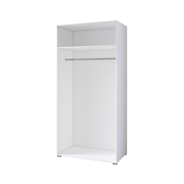 Armoire 100cm deux portes avec miroirs intégrales. Garde Robe collection BELLAGIO.