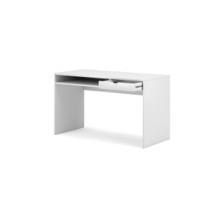 Bureau droit coloris blanc collection SOB moderne et élégant