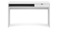 Bureau droit coloris blanc collection SOB moderne et élégant