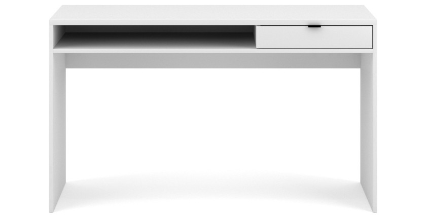 Bureau droit coloris blanc collection SOB moderne et élégant