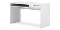 Bureau droit coloris blanc collection SOB moderne et élégant