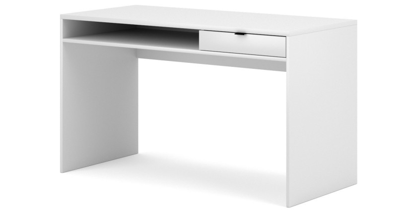 Bureau droit coloris blanc collection SOB moderne et élégant