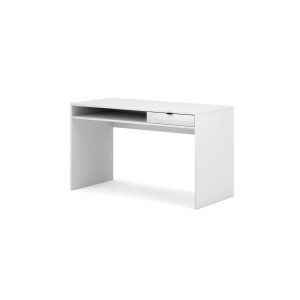 Bureau droit coloris blanc collection SOB moderne et élégant