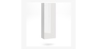 Colonne suspendu design NEVER, 1 porte, 40cm, blanc