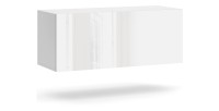 Petit meuble de rangement suspendu NEVER blanc 100cm