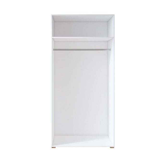 Armoire design 100 cm 2 portes avec grands miroirs collection JUPITER