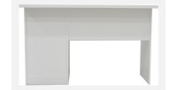 Bureau de la collection PRAGUE 3 tiroirs Blanc