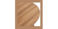 Table basse collection VAGOS effet chêne vieilli longueur 120 cm