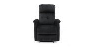 Fauteuil relaxation relevable manuellement VENISE coloris noir