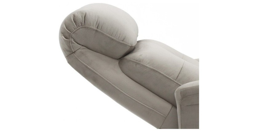 Fauteuil relaxation relevable manuellement VENISE coloris beige