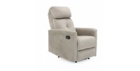 Fauteuil relaxation relevable manuellement VENISE coloris beige