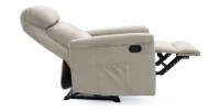 Fauteuil relaxation relevable manuellement VENISE coloris beige