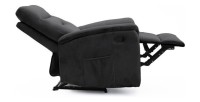 Fauteuil relaxation relevable manuellement PARIS coloris noir