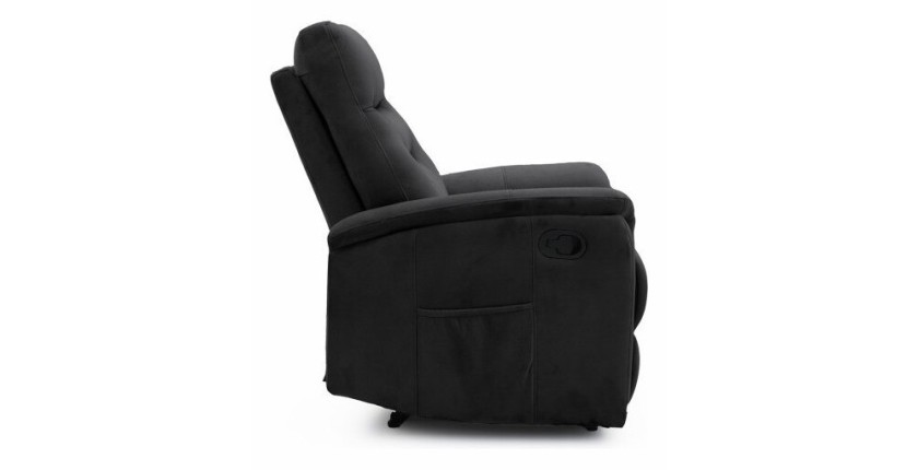 Fauteuil relaxation relevable manuellement PARIS coloris noir