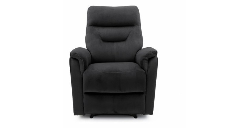 Fauteuil relaxation relevable manuellement PARIS coloris noir