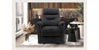 Fauteuil relaxation relevable manuellement PARIS coloris noir