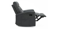 Fauteuil relaxation relevable manuellement PARIS coloris gris