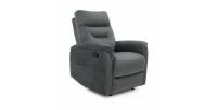 Fauteuil relaxation relevable manuellement PARIS coloris gris