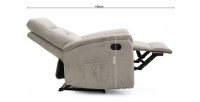 Fauteuil relaxation relevable manuellement PARIS coloris beige
