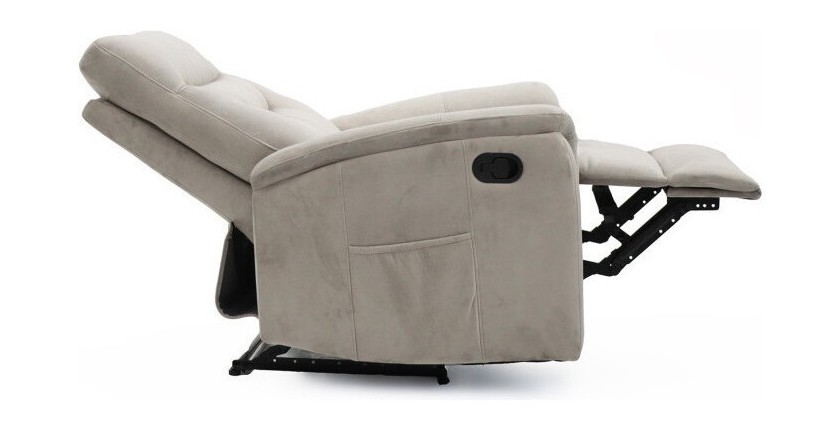 Fauteuil relaxation relevable manuellement PARIS coloris beige