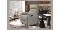 Fauteuil relaxation relevable manuellement PARIS coloris beige