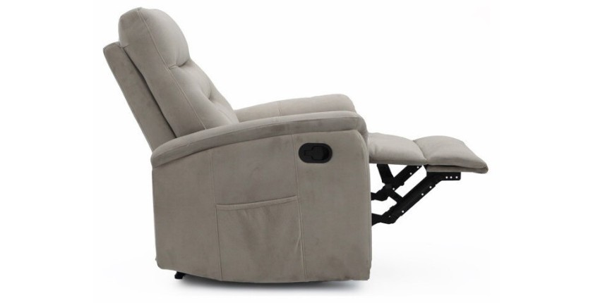 Fauteuil relaxation relevable manuellement PARIS coloris beige