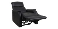 Fauteuil relaxation relevable manuellement BERLIN coloris noir