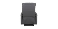 Fauteuil relaxation relevable manuellement BERLIN coloris gris