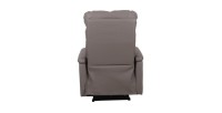 Fauteuil relaxation relevable manuellement BERLIN coloris taupe