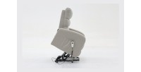 Fauteuil relaxation releveur electrique SYDNEY Tissu Gris clair