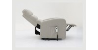 Fauteuil relaxation releveur electrique SYDNEY Tissu Gris clair