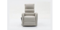 Fauteuil relaxation releveur electrique SYDNEY Tissu Gris clair