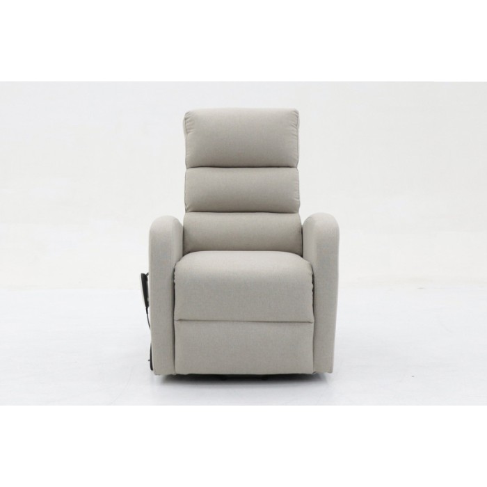 Fauteuil relaxation releveur electrique SYDNEY Tissu Gris clair