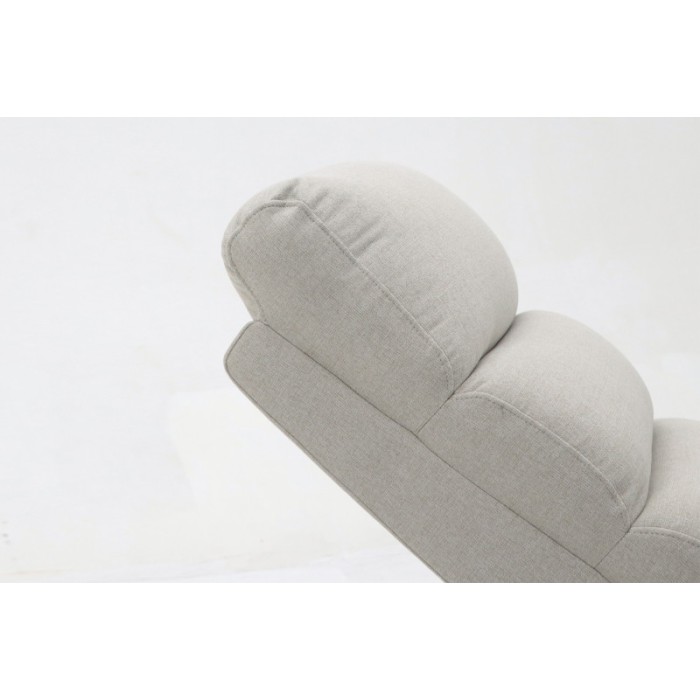 Fauteuil relaxation releveur electrique SYDNEY Tissu Gris clair