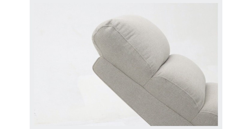 Fauteuil relaxation releveur electrique SYDNEY Tissu Gris clair