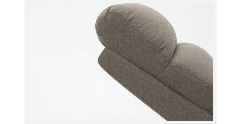 Fauteuil relaxation releveur electrique SYDNEY Tissu Taupe