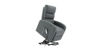 Fauteuil relax electrique SYDNEY Tissu Gris Foncé