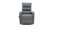 Fauteuil relax electrique SYDNEY Tissu Gris Foncé