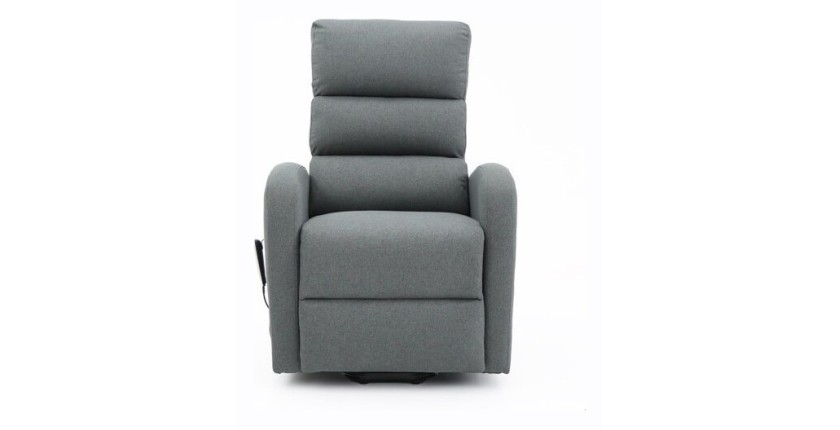 Fauteuil relax electrique SYDNEY Tissu Gris Foncé