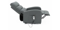 Fauteuil relax electrique SYDNEY Tissu Gris Foncé