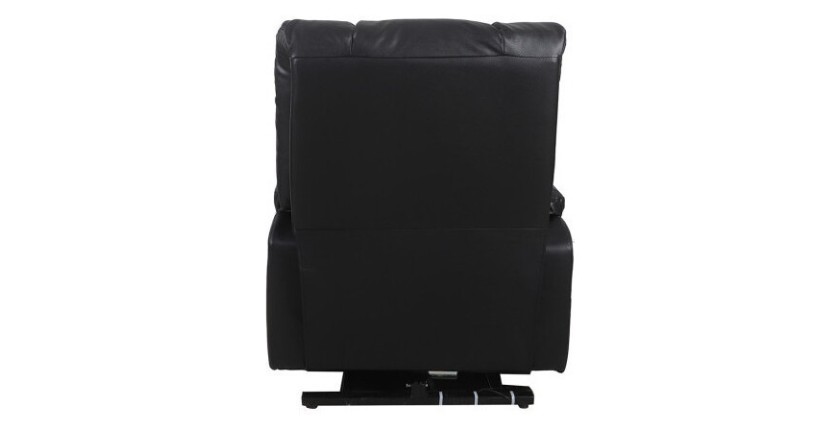 Fauteuil relax electrique TAIWAN simili noir PU