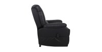 Fauteuil relax electrique TAIWAN simili noir PU