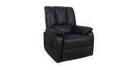 Fauteuil relax electrique TAIWAN simili noir PU