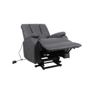 Fauteuil relax électrique TAIWAN simili gris PU