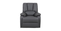 Fauteuil relax électrique TAIWAN simili gris PU